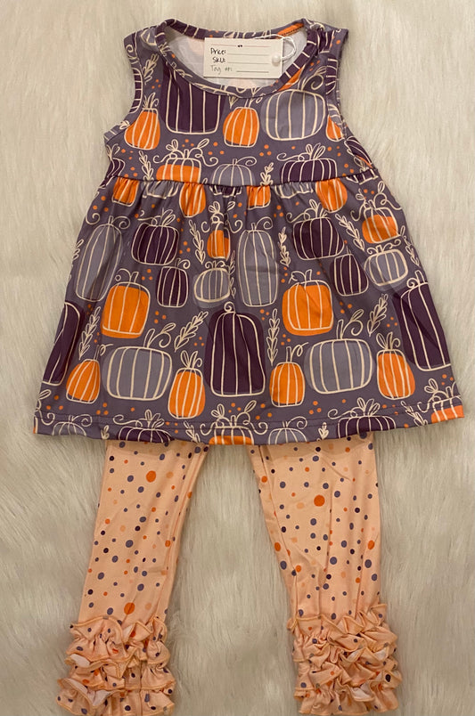 Purple Pumpkin Pant Set