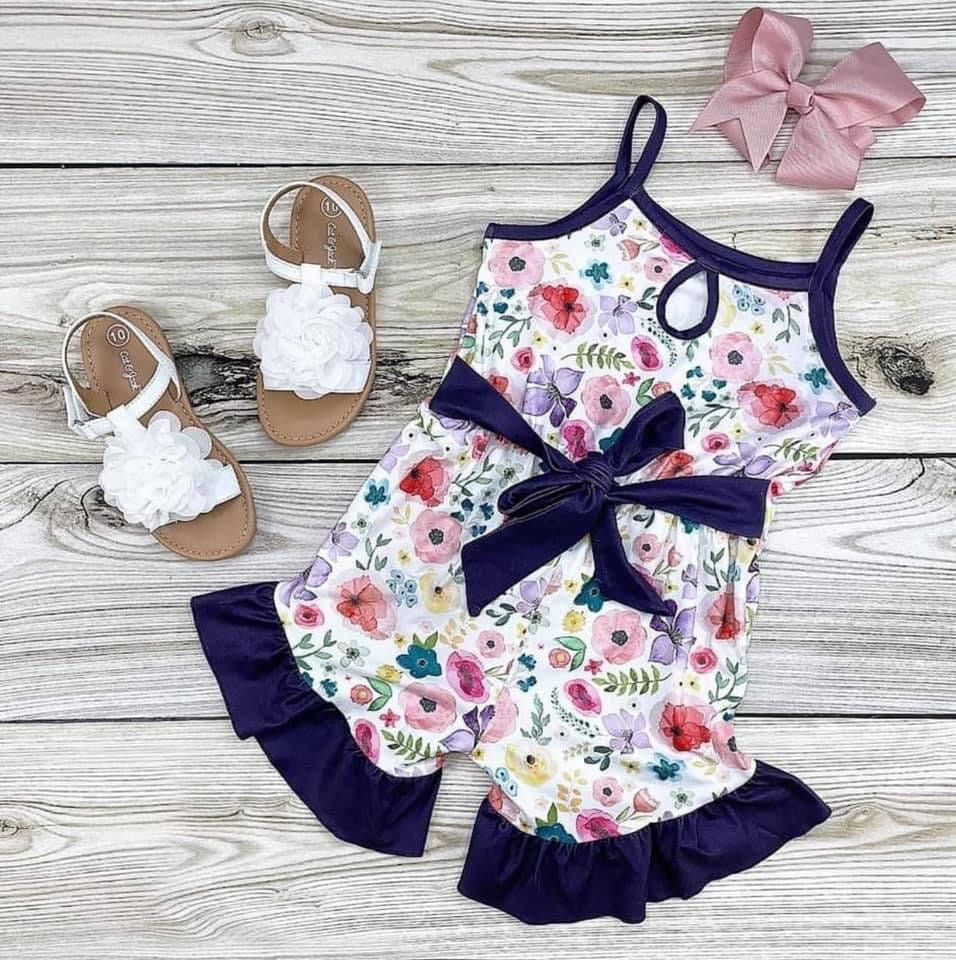 Purple Is My Favorite Romper